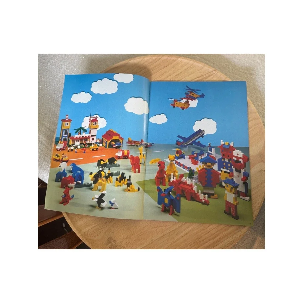 VINTAGE 1990‎ LEGO IDEA BOOK some used STICKERS Lego Systems